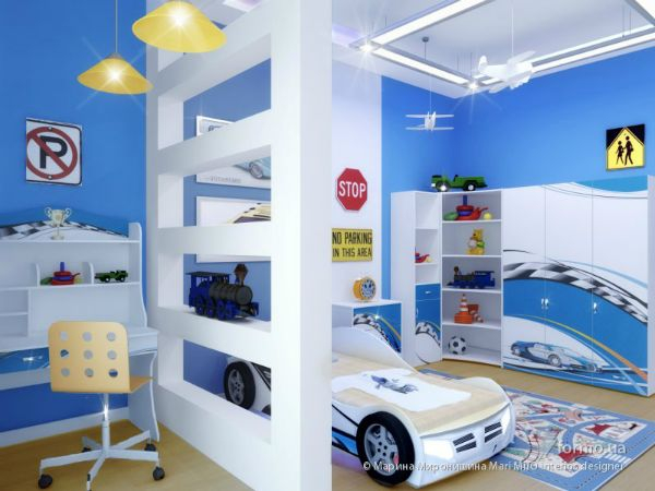Мой маленький мир: комната юного гонщика