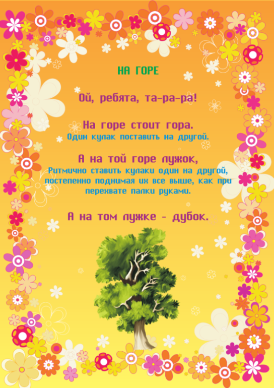 Пальчиковые игры на тему "Лето"