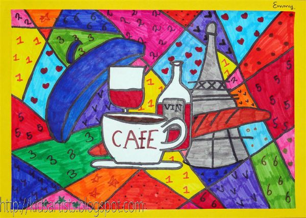 Голландские тюльпаны в стиле Ромеро Бритто