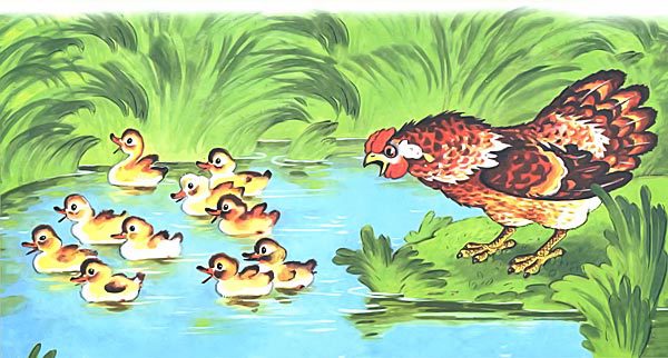 КУРОЧКА РЯБА И ДЕСЯТЬ УТЯТ