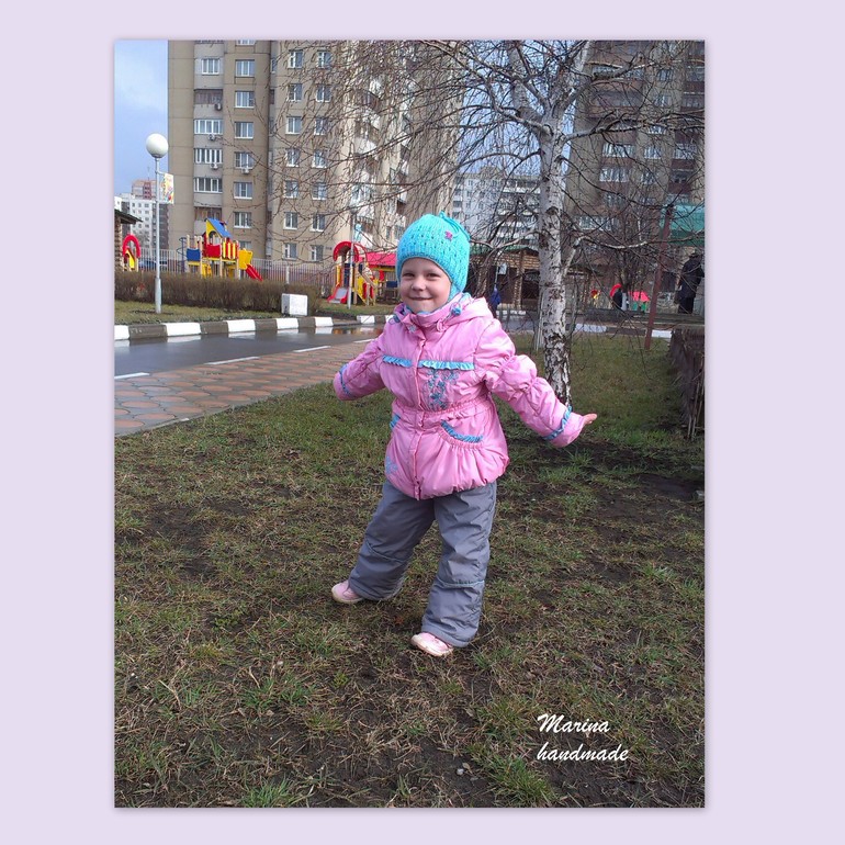 Шапочка для доченьки "Голубушка"