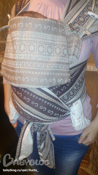 Продаю май слинг Ellevill из шарфовой ткани