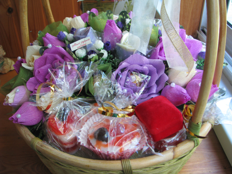 Большая корзина с большой благодарностью