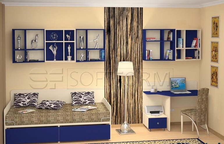 Рабочееместо школьника цвета Крем (ваниль)