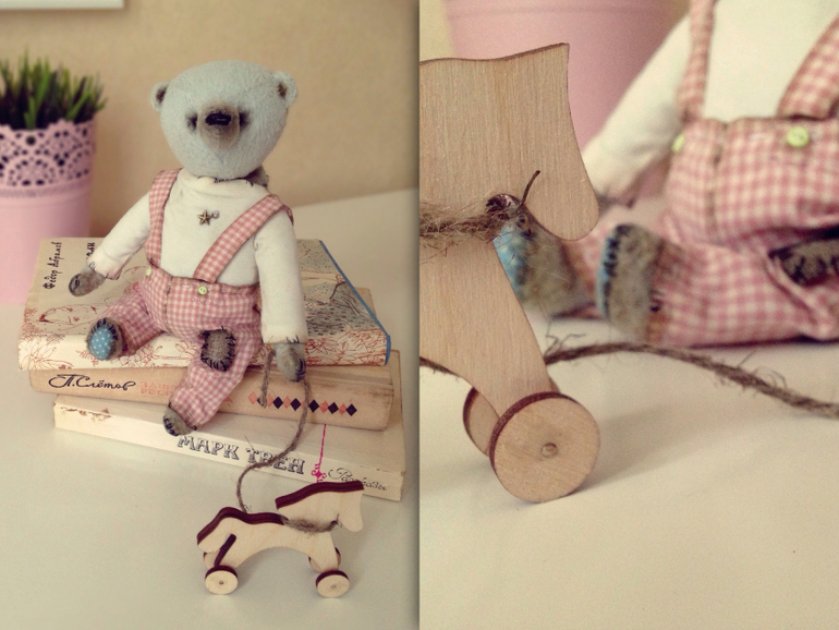 Мишка тедди Платоша