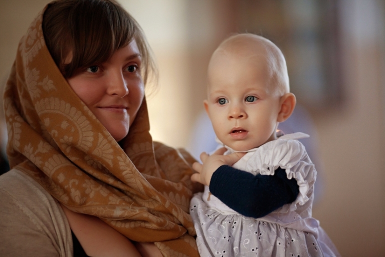 Фотосессия таинства крещения...