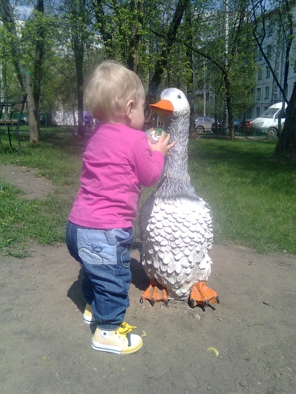 Любим гусей)))