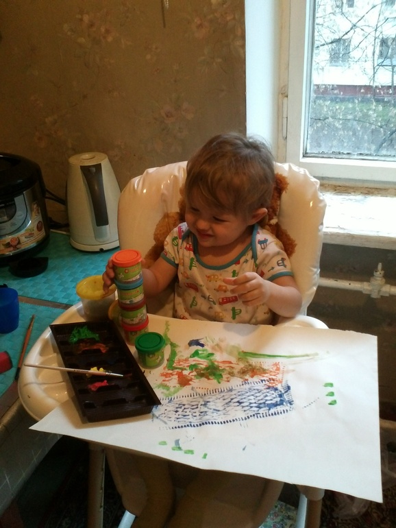 Художка. Занятие 3. Рисуем (или нет?) ватными палочками