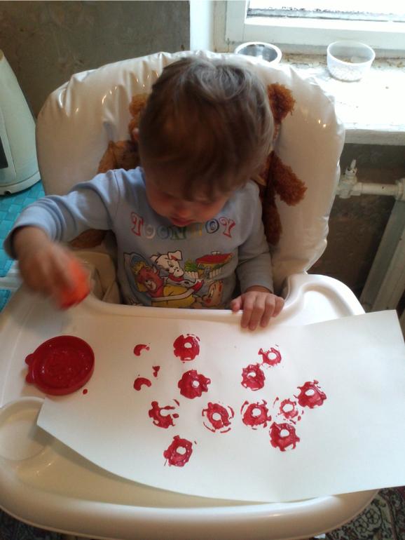 Художка. Занятие 1. Рисование штампами