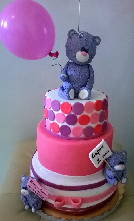 На годик с мишками