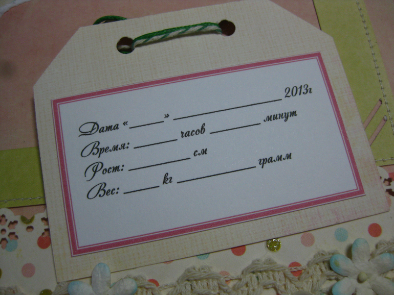 Мини-альбом первого года жизни Софии