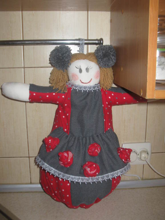 Кукла пакетница: выкройка в натуральную величину, фото и видео мк