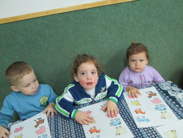 в садике