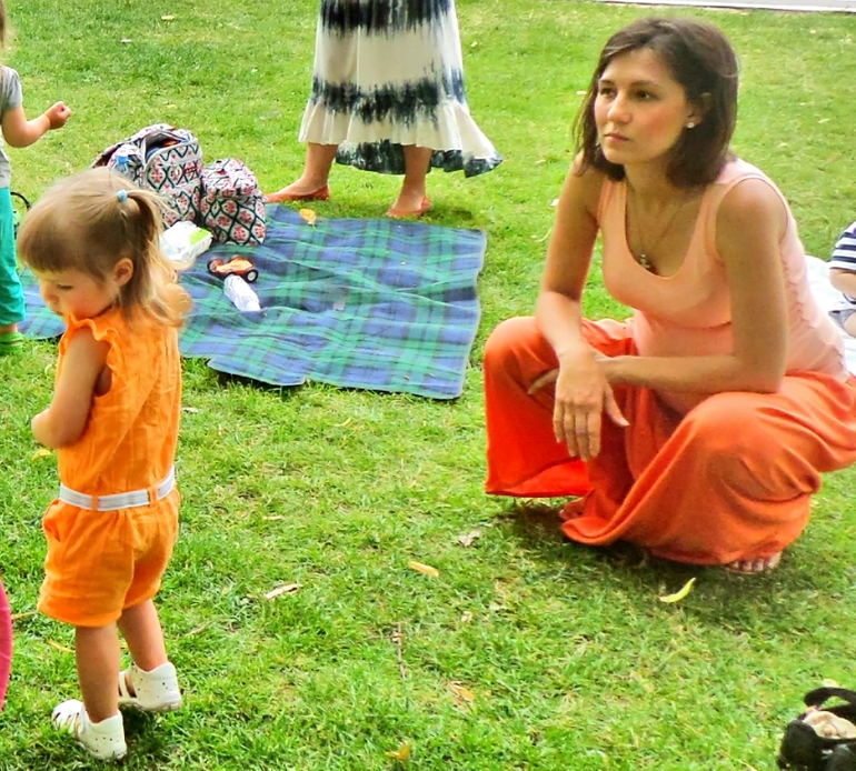 Фотоотчет со встречи мамы в парке 2 июля, Музеон.