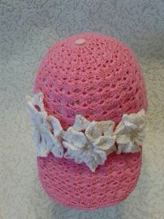 Бейсболка с вариацией и шапочки летние:)