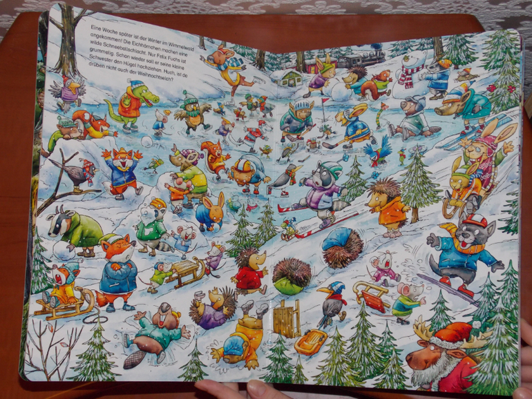 Развороты Weihnachten im Wimmelwald by Joachim Krause