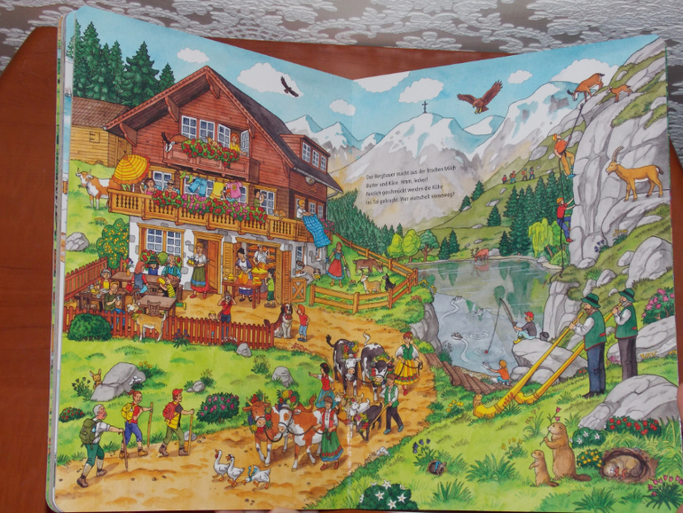 Развороты Mein liebstes Bauernhof Wimmelbuch by Caryad