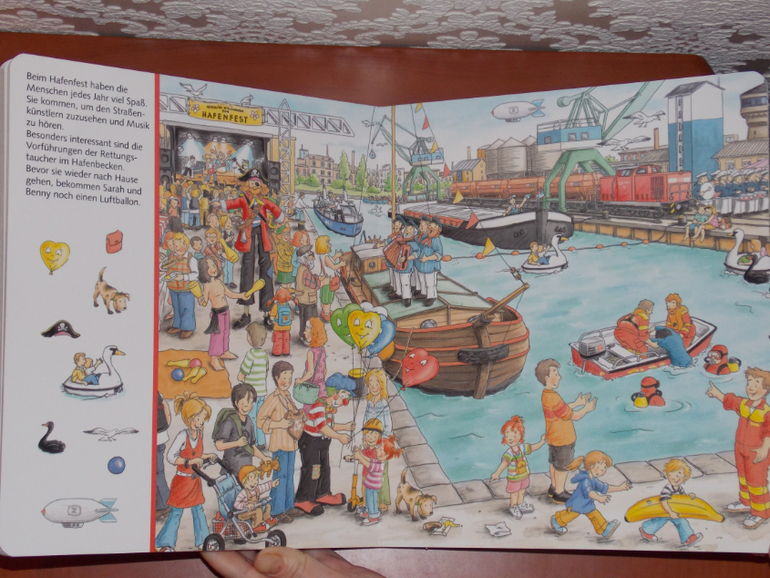 Развороты Mein großes Sachen suchen - Wimmelbuch by Christian Zimmer