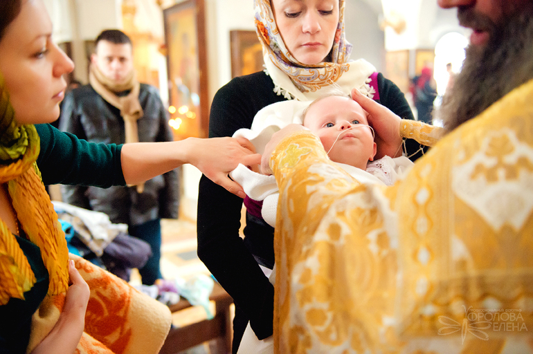 Таинство Крещения Николая