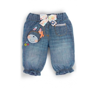 NEXT Комбинезон с динозавром и джинсы с кроликом))