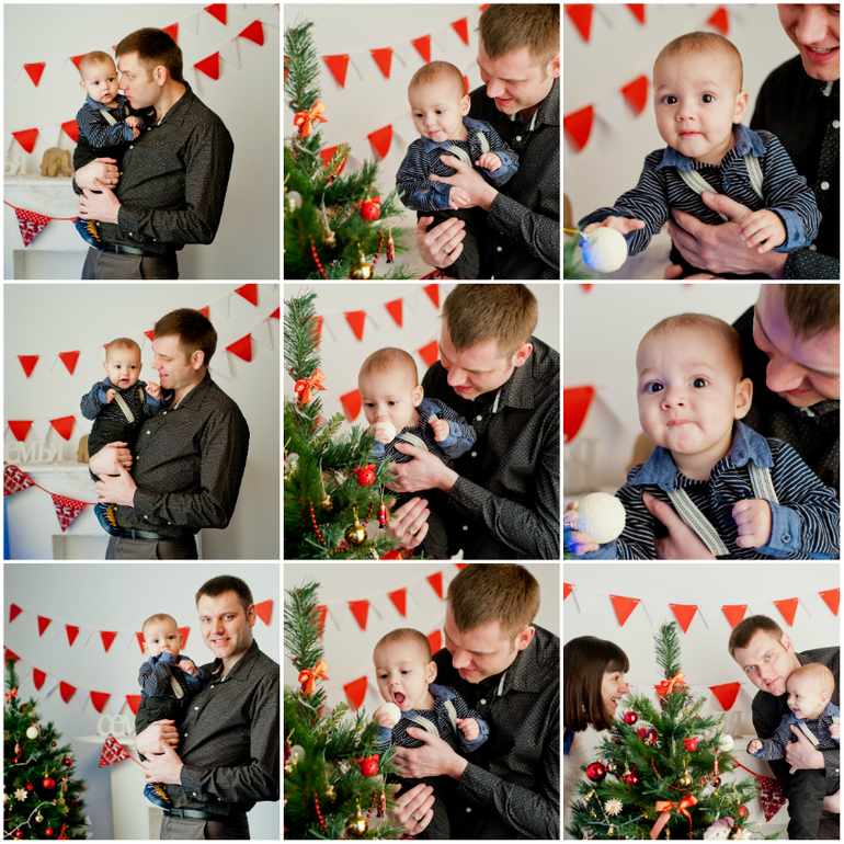 Новогодний фотосет)