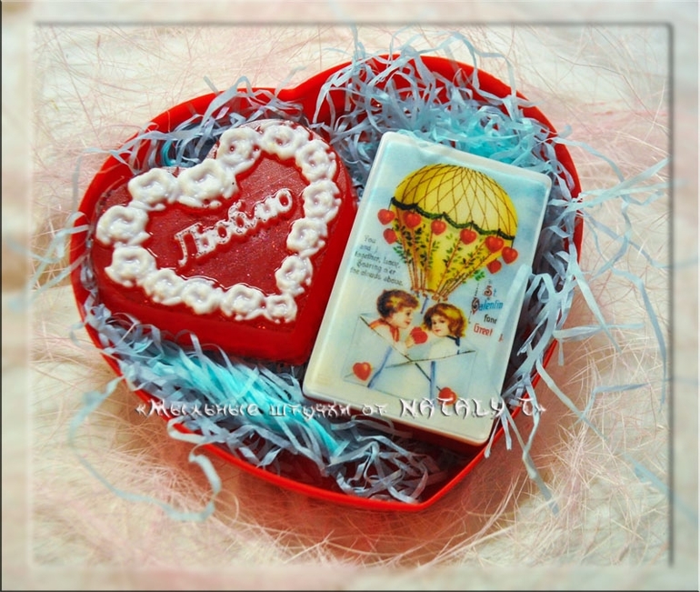 Мыльные валентинки))))
