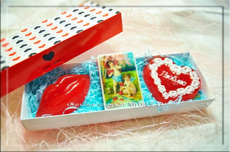 Мыльные валентинки)))))