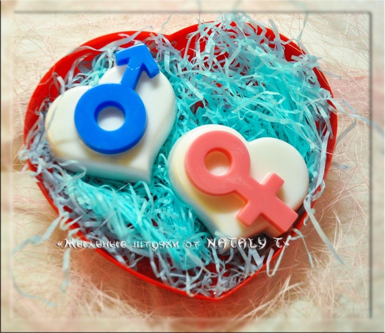 Мыльные валентинки)))))