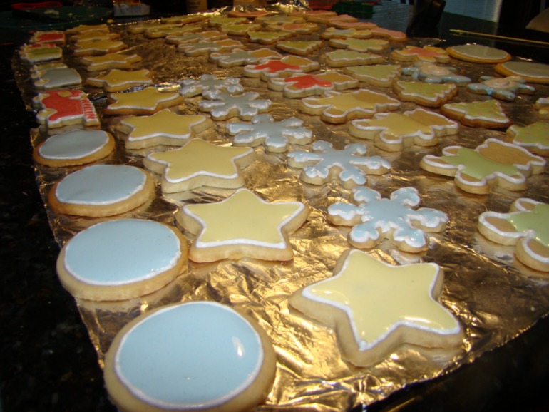 Печенье для деда Мороза.