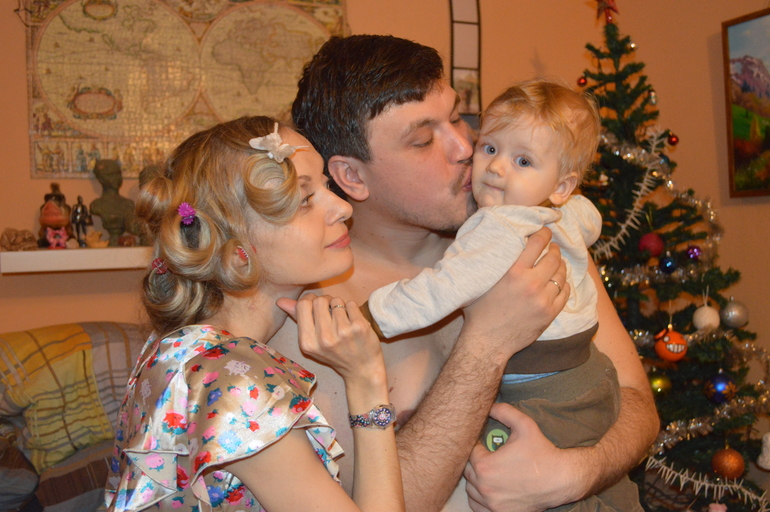 Наш первый Новый год в новом составе)