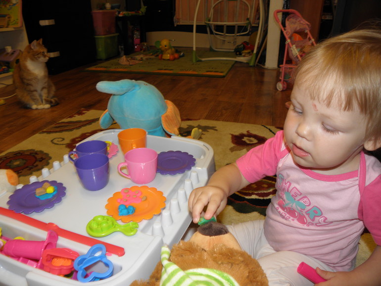 Пластилиновое чаепитие.