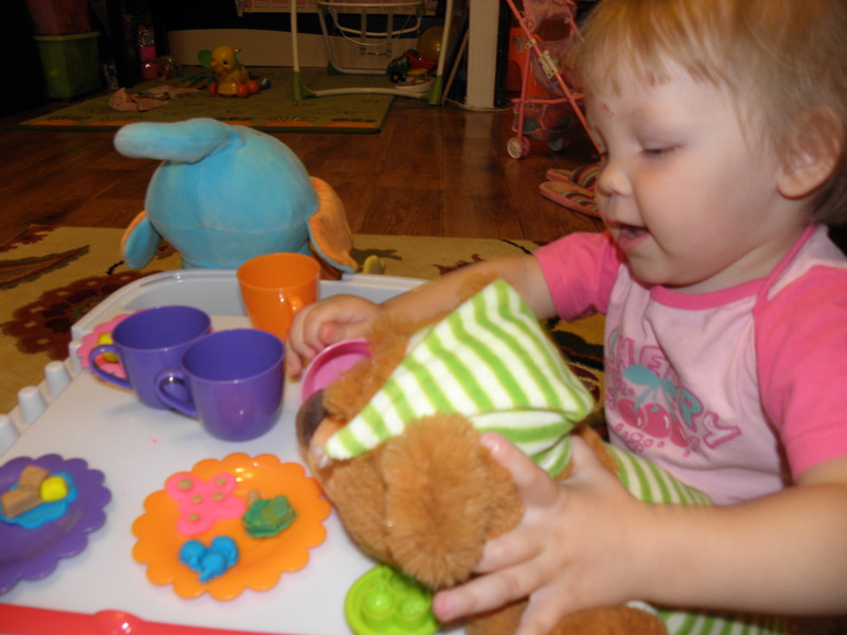 Пластилиновое чаепитие.