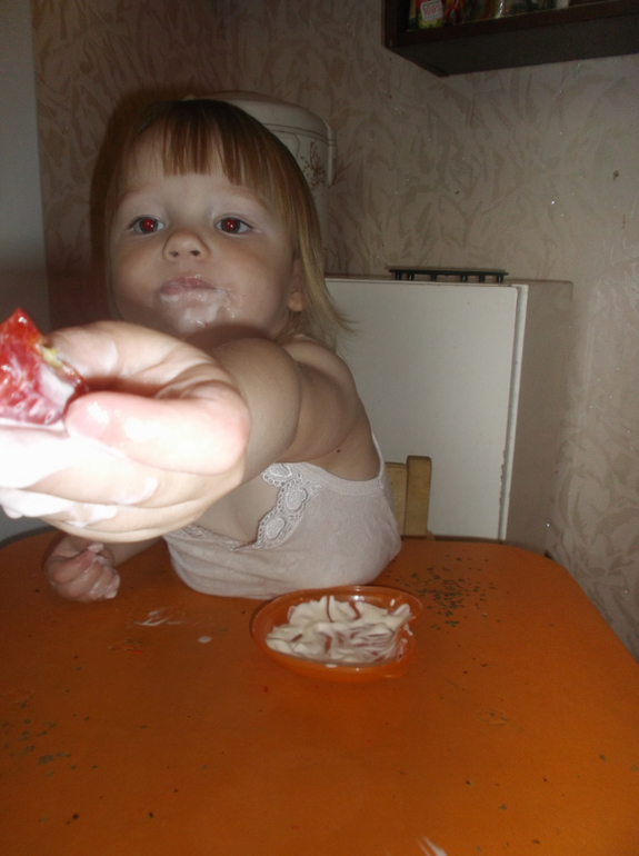 Готовим вместе.Клубничный десерт.Отчет.