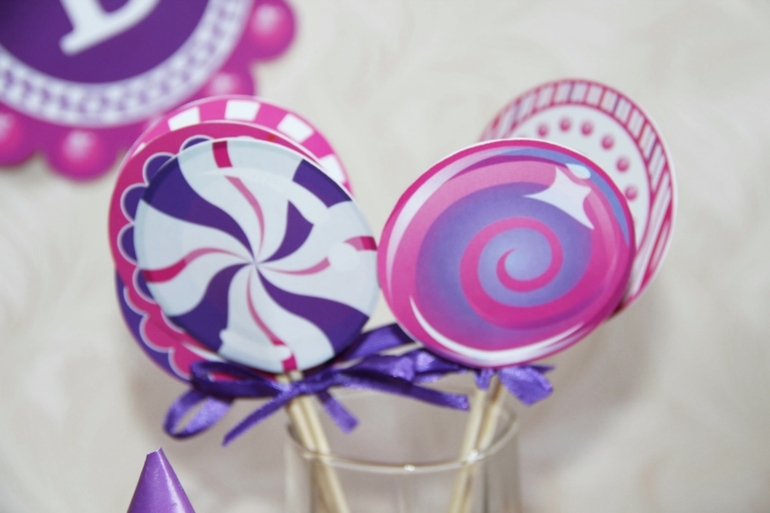 Конфетное оформление дня рождения