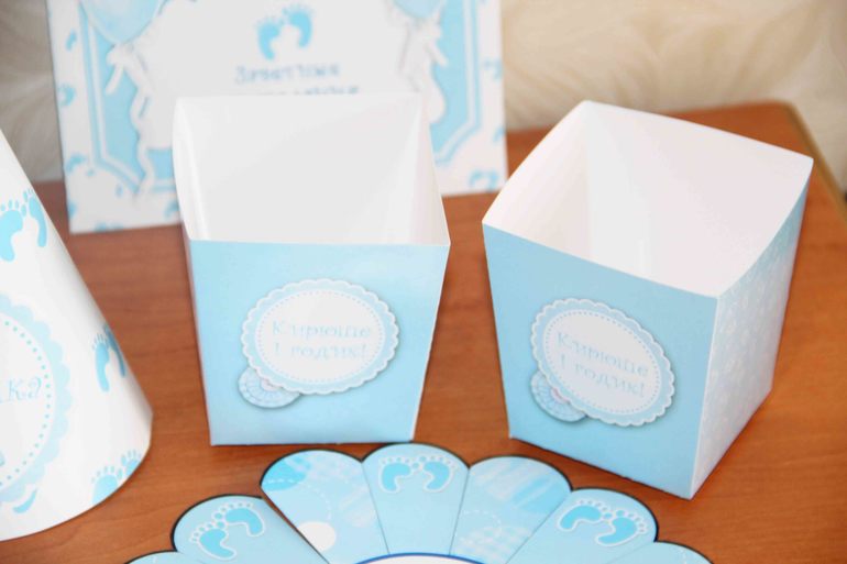 Набор для оформления дня рождения "Маленькие ножки"