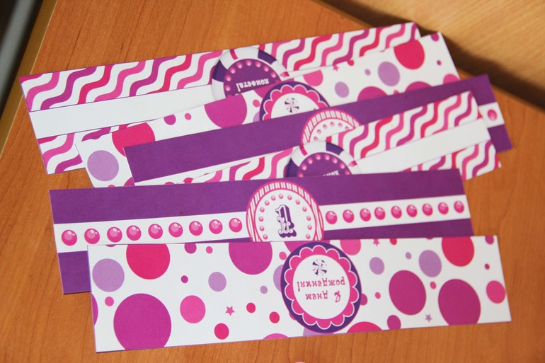 Конфетное оформление дня рождения