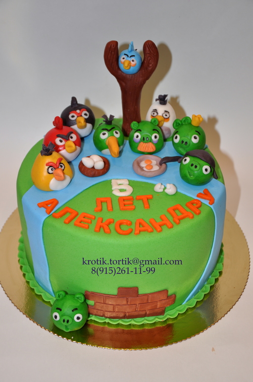торт Angry Birds