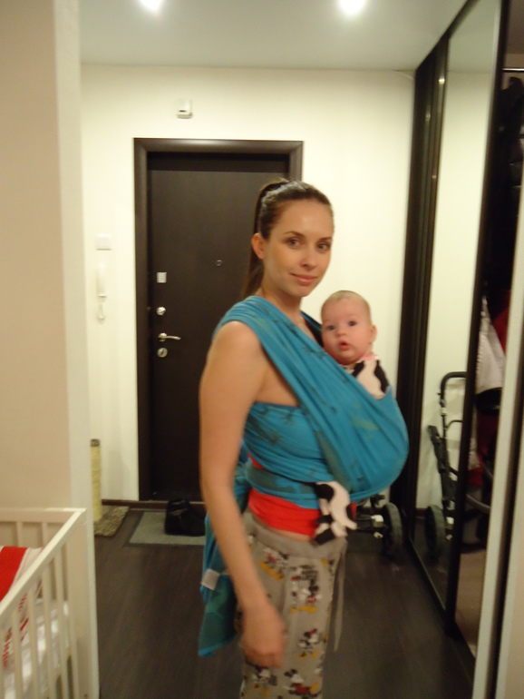 Ящерки мои! или Дождалась 1-й шарфик! )))