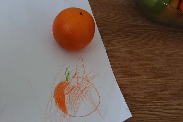 Мы делили апельсин)