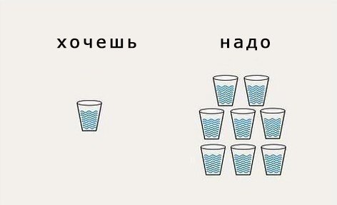 НУЖНО БОЛЬШЕ ПИТЬ!!!