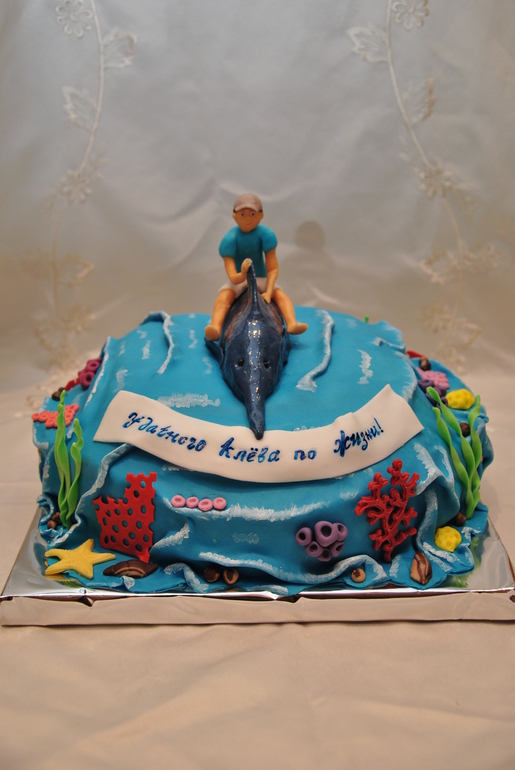 Торты мужские - "Морской", "Погоны", "Футбольный"