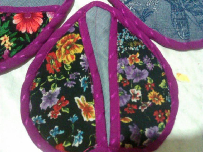 Прихватки сердечки на 8 марта!