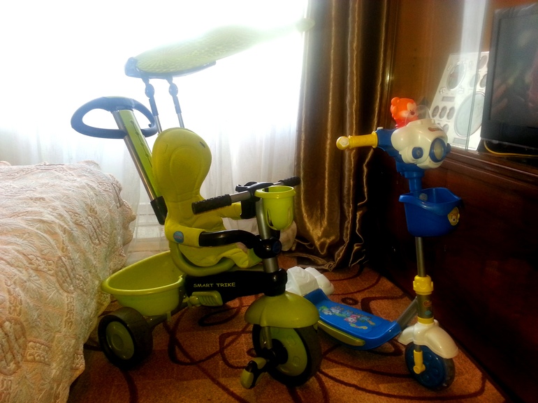 Велосипед и самокат в отличном состоянии