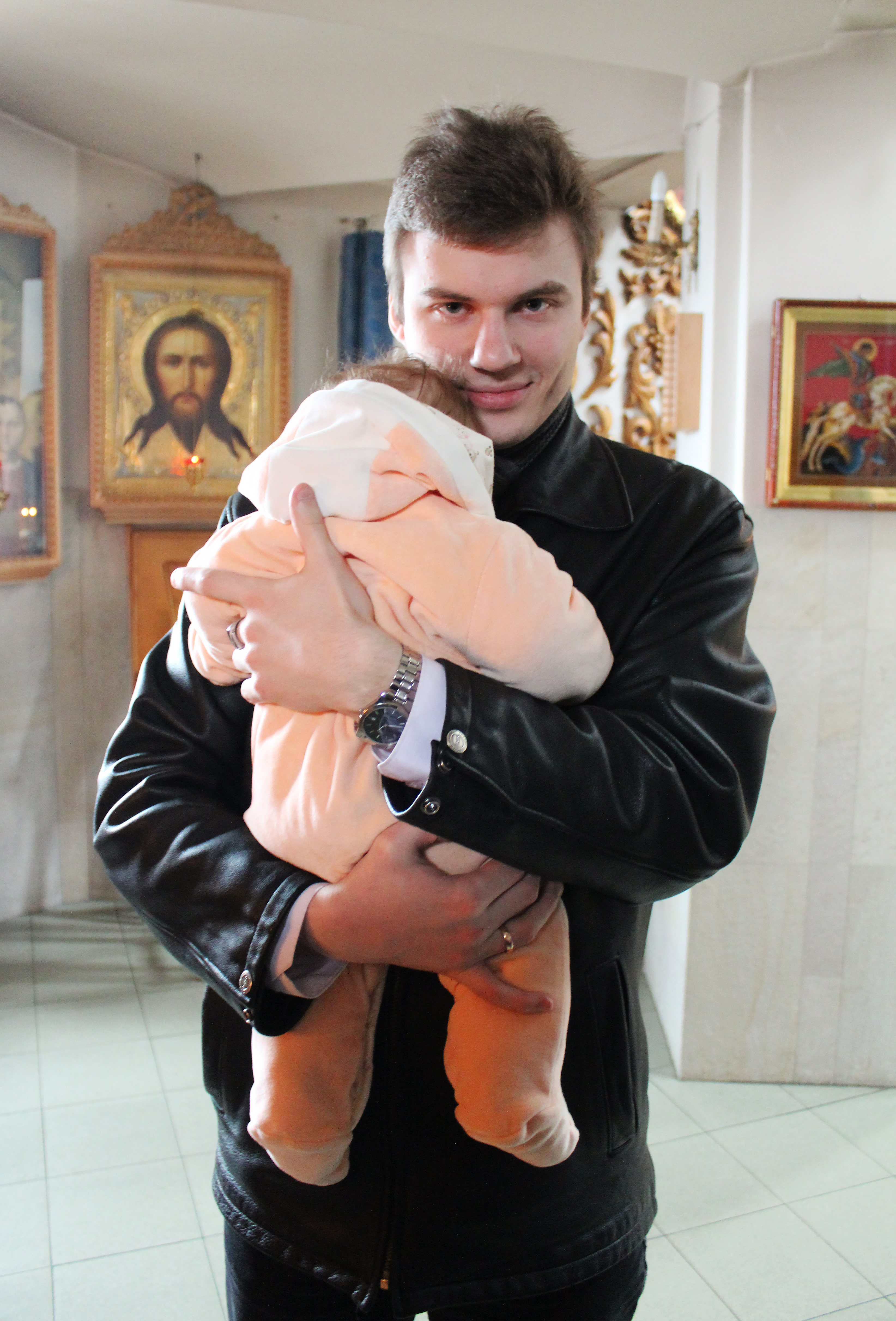 Покрестили Ангелину.
