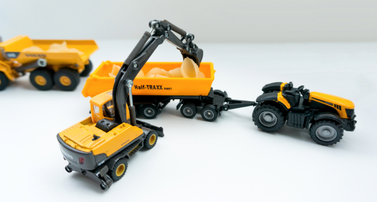 Строительная техника масштаб 1:87