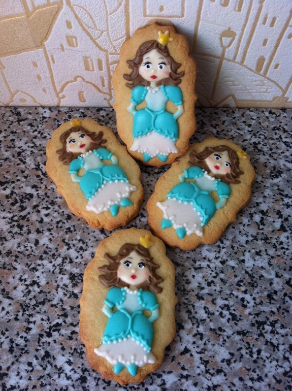 Печенья и кейкпопсы в бирюзовых тонах