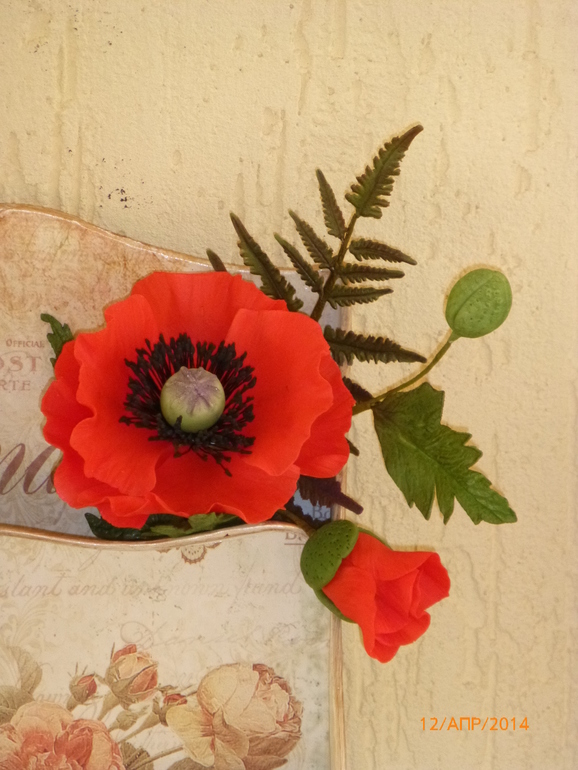 Очередные цветы с курсов Жанны Рябковой,спасибо всем девочкам за доброжелательную обстановку!Прошу вниманию МАК и ЛИЗИАНТУС