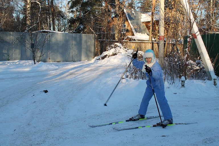 Ах, эти лыжи, лыжи=))) 21.01.14г.