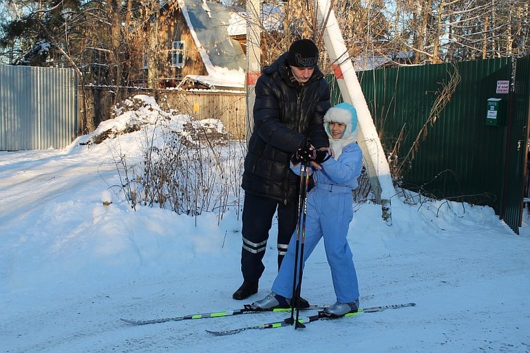 Ах, эти лыжи, лыжи=))) 21.01.14г.