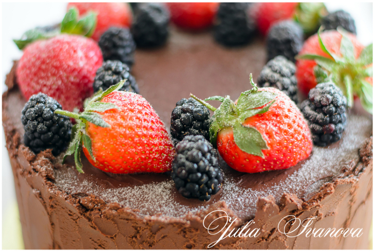 Ягоды и шоколад